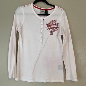 Harley Davidson White Thermal with Logo